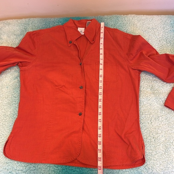 🔥Armani Exchange Burned Orange Button-Up Shirt🔥 - Picture 4 of 5